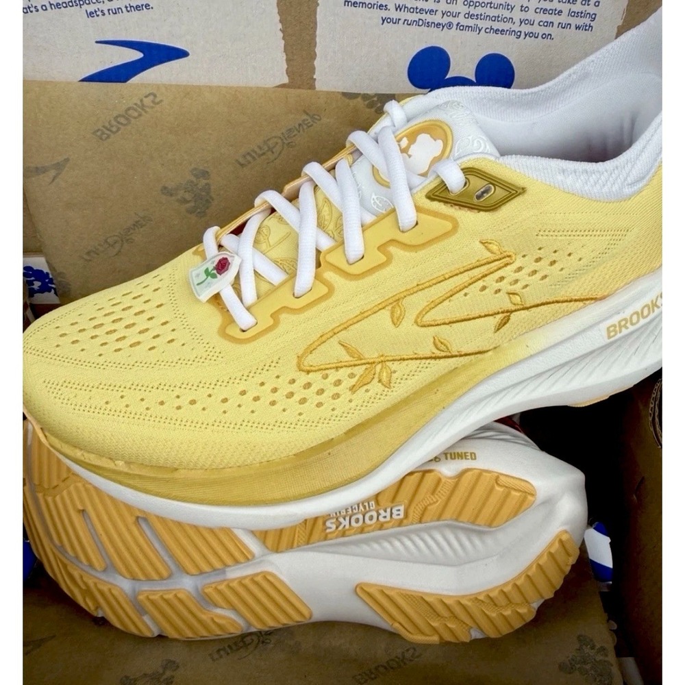 2026 Rundisney Brooks Glycerin 23 Belle Princess 8.5 B Womens Athletic Shoes NEW - Picture 4 of 10